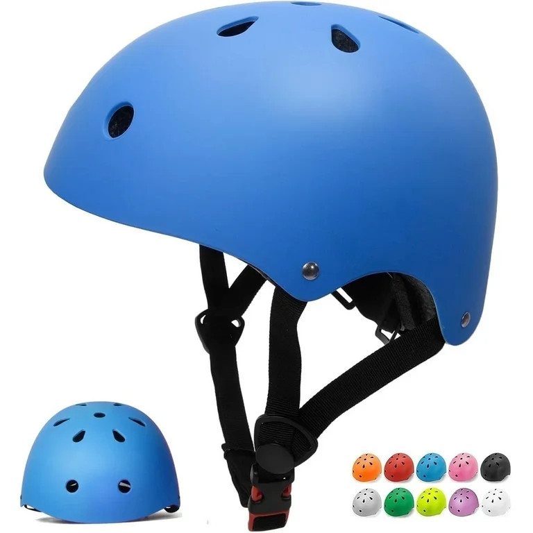 BeePrincess Kids Bike Helmet, Adjustable Toddler Helmets for Ages 3-8/8-14 Years Boys Girls, Mult... | Walmart (US)