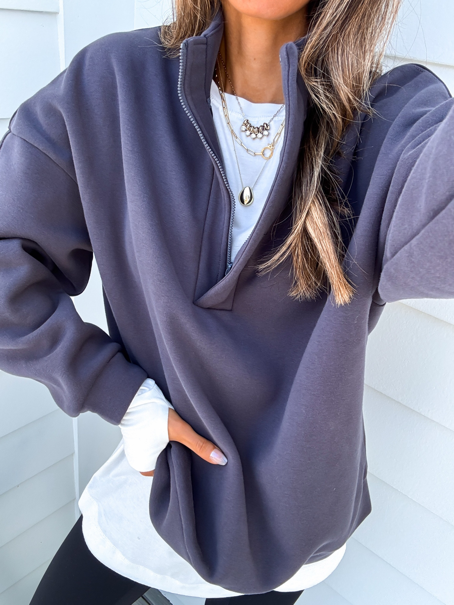 Wearing a medium pullover, small tunic tee and xsmall leggings 

#LTKFindsUnder50 #LTKFindsUnder100 #LTKSeasonal