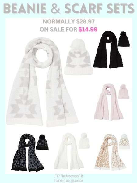Matching beanie & scarf sets on sale! These would make great gifts for mom, a friend, or a teen! They are SO soft & cozy!

Winter fashion, winter accessories, cold weather accessories, Walmart fashion, Walmart style, Walmart finds, Walmart must haves, winter outfits, Black Friday, cyber week #blushpink #winterlooks #winteroutfits #winterstyle #winterfashion #wintertrends #shacket #jacket #sale #under50 #under100 #under40 #workwear #ootd #bohochic #bohodecor #bohofashion #bohemian #contemporarystyle #modern #bohohome #modernhome #homedecor #amazonfinds #nordstrom #bestofbeauty #beautymusthaves #beautyfavorites #goldjewelry #stackingrings #toryburch #comfystyle #easyfashion #vacationstyle #goldrings #goldnecklaces #fallinspo #lipliner #lipplumper #lipstick #lipgloss #makeup #blazers #primeday #StyleYouCanTrust #giftguide #LTKRefresh #LTKSale #springoutfits #fallfavorites #LTKbacktoschool #fallfashion #vacationdresses #resortfashion #summerfashion #summerstyle #rustichomedecor #liketkit #highheels #Itkhome #Itkgifts #Itkgiftguides #springtops #summertops #Itksalealert #LTKRefresh #fedorahats #bodycondresses #sweaterdresses #bodysuits #miniskirts #midiskirts #longskirts #minidresses #mididresses #shortskirts #shortdresses #maxiskirts #maxidresses #watches #backpacks #camis #croppedcamis #croppedtops #highwaistedshorts #goldjewelry #stackingrings #toryburch #comfystyle #easyfashion #vacationstyle #goldrings #goldnecklaces #fallinspo #lipliner #lipplumper #lipstick #lipgloss #makeup #blazers #highwaistedskirts #momjeans #momshorts #capris #overalls #overallshorts #distressesshorts #distressedjeans #whiteshorts #contemporary #leggings #blackleggings #bralettes #lacebralettes #clutches #crossbodybags #competition #beachbag #halloweendecor #totebag #luggage #carryon #blazers #airpodcase #iphonecase #hairaccessories #fragrance #candles #perfume #jewelry #earrings #studearrings #hoopearrings #simplestyle #aestheticstyle #designerdupes #luxurystyle #bohofall #strawbags #strawhats #kitchenfinds #amazonfavorites #bohodecor #aesthetics 


#LTKGiftGuide #LTKSeasonal #LTKsalealert