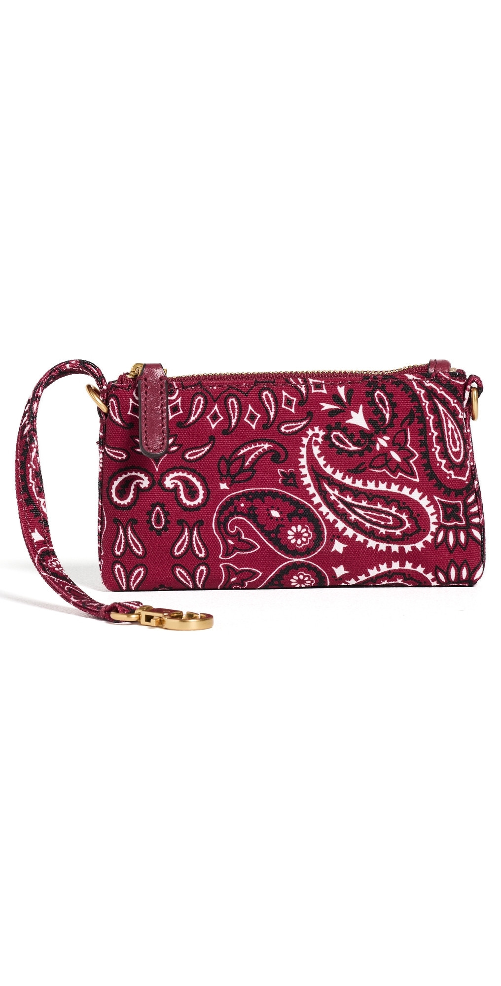 Madewell Bandana Mini Pouch Keychain Barn Red One Size | Shopbop