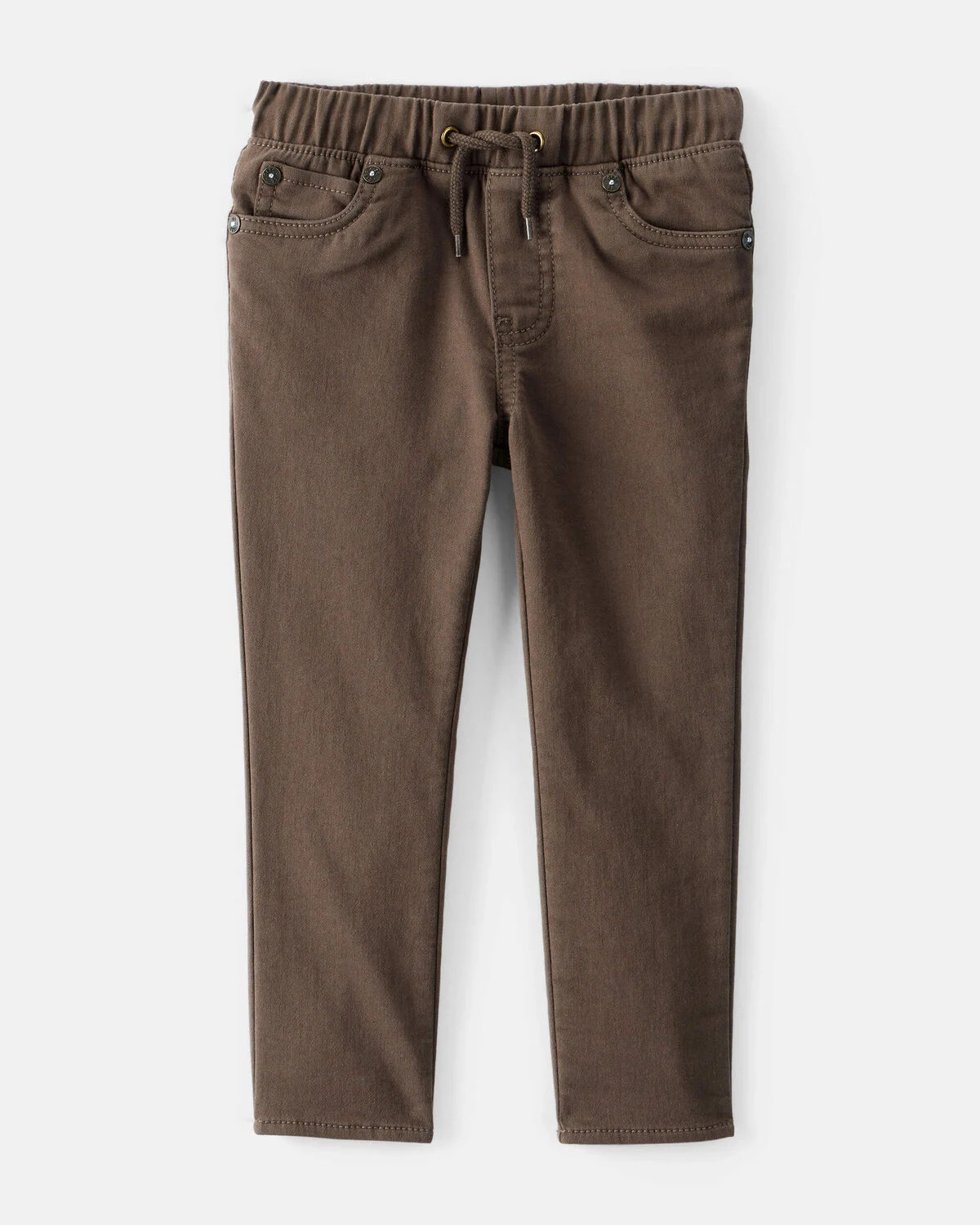Toddler Boy Cotton Pull-On Fashion Pants - Brown | Carter's Inc