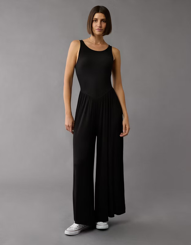 AE Soft & Sexy High Neck Jumpsuit | American Eagle Outfitters (US & CA)