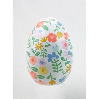 Decorative Printed Wood Easter Egg Floral - Spritz™ | Target