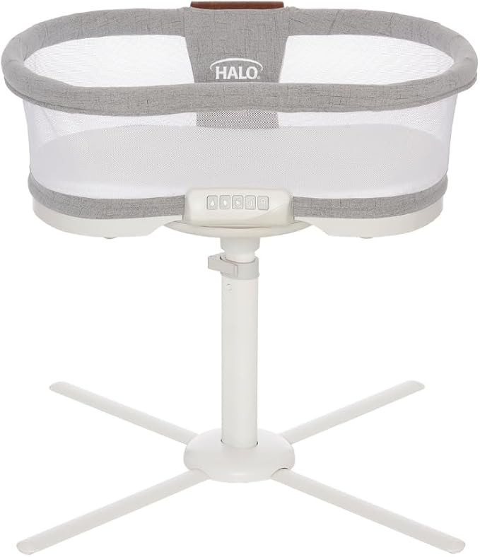 HALO BassiNest Luxe Swivel Sleeper - Over-Bed Baby Bassinet with 360° Rotation, Vibrations, Whit... | Amazon (US)