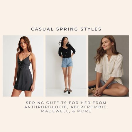 Casual Spring Styles for Petites - Spring outfits of dresses, shorts, blouses, and graphic tees for her from Anthropologie, Abercrombie, Madewell, & More


#LTKSeasonal #LTKmidsize #LTKstyletip