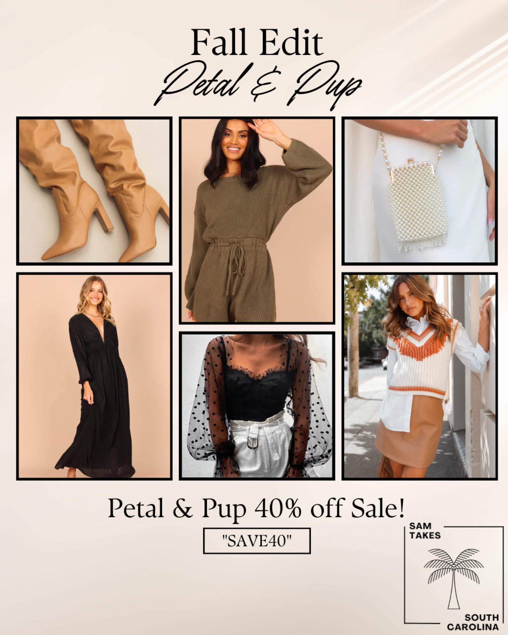 Looking for new fall staples on sale? Check out petal & pup! “Save40” saves you 40% #ltksale 

fall fashion, boots, purse, fall accessories, wedding guest dress, Halloween, fall sweater, little black dress, lbd, new arrivals, fall outfits, fall fashion 

#LTKunder100 #LTKSeasonal #LTKsalealert