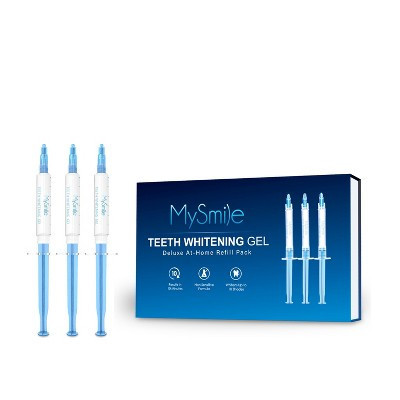 MySmile Teeth Whitening Gel Pen Refill Pack, 3 Non-Sensitive Teeth Whitening Gel | Target