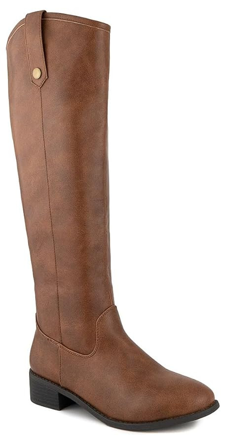 LONDON FOG Womens Irie Riding Boot, Regular and Wide Calf colors available | Amazon (US)