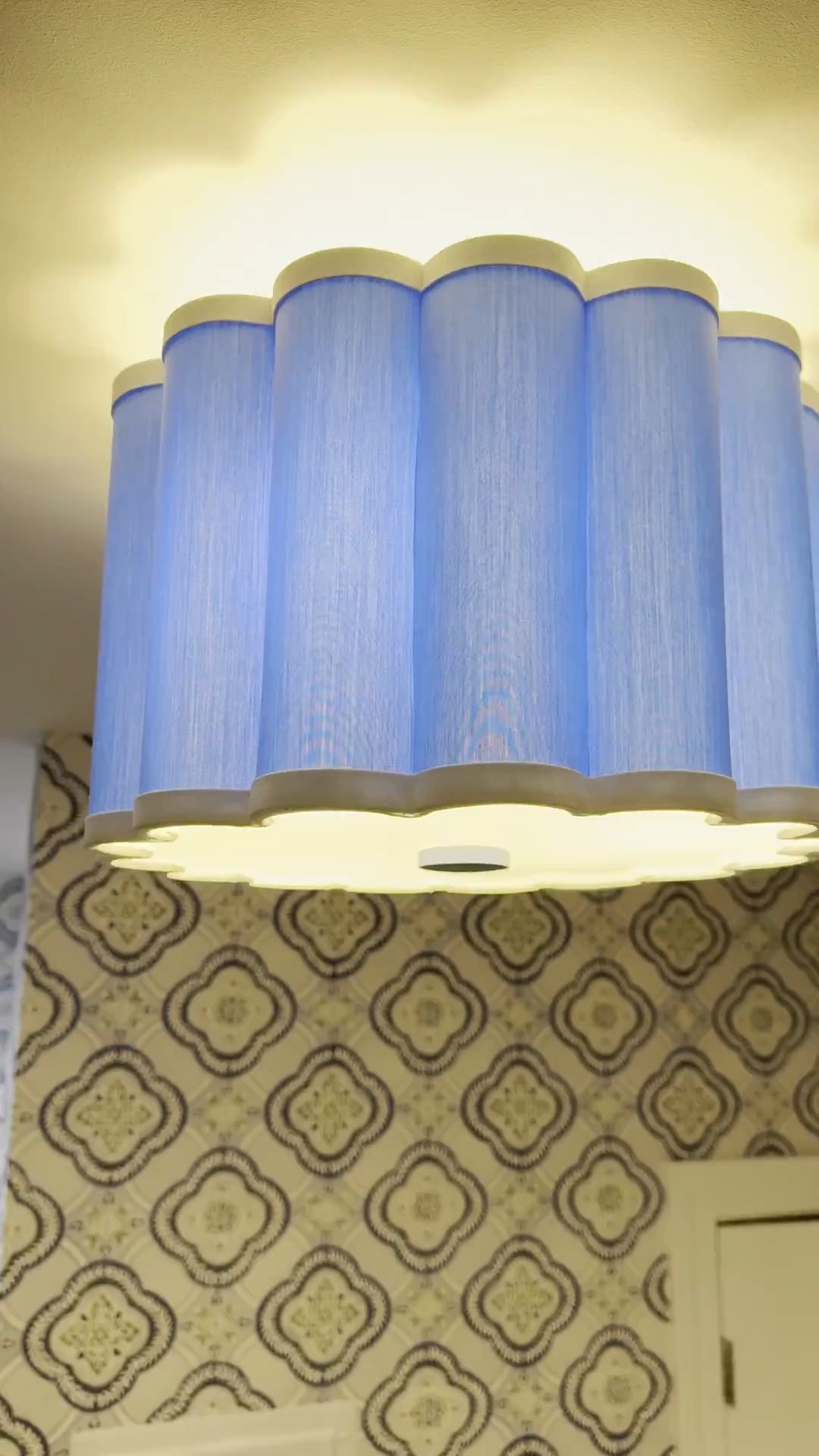 Another look at this insanely cute flush mount fixture! Love the blue scalloped shade! 

#LTKHome #LTKSaleAlert #LTKdayinmylife