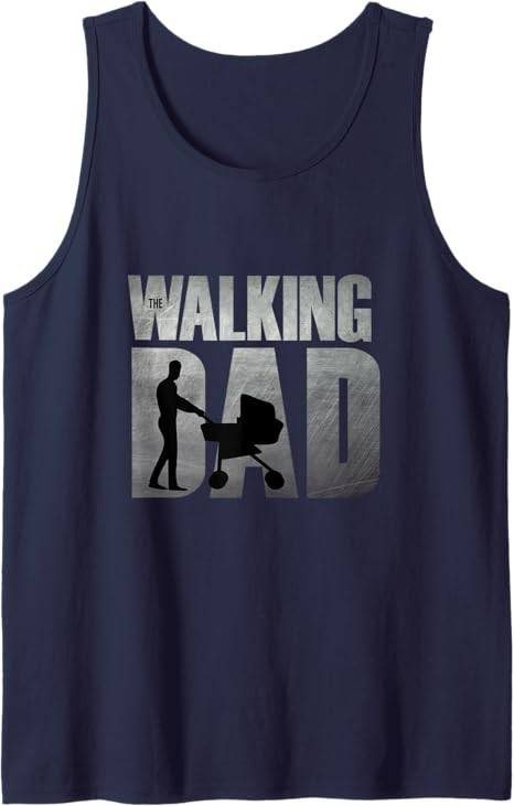 Mens Funny Humorous Walking Dad Baby Fatherhood Tank Top | Amazon (US)