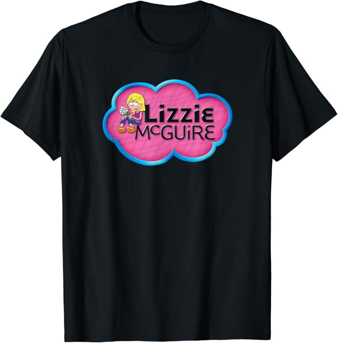 Disney Lizzie McGuire Animated Lizzie Logo T-Shirt | Amazon (US)