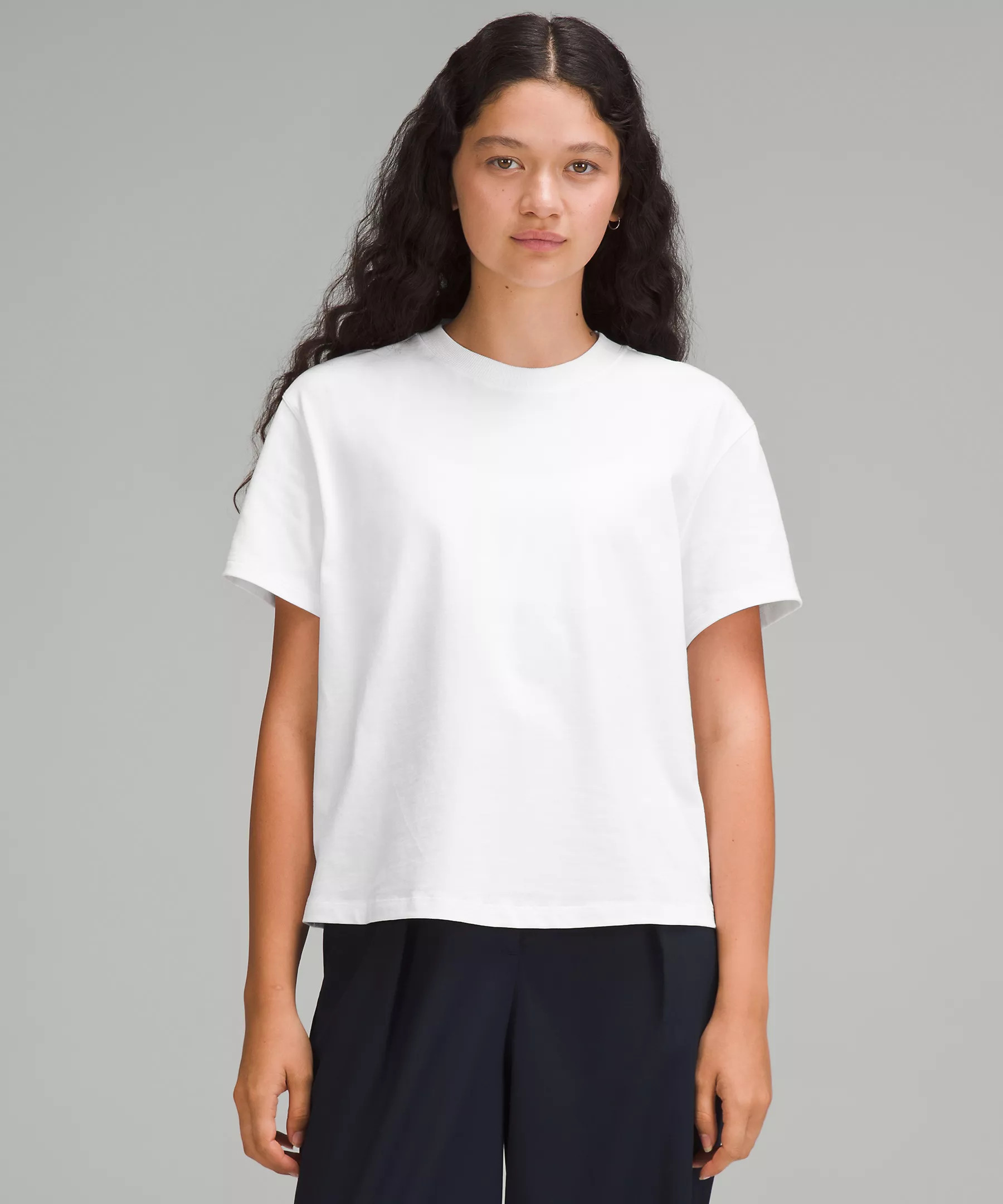 Relaxed-Fit Cotton Jersey T-Shirt | Women's Short Sleeve Shirts & Tee's | lululemon | Lululemon (US)