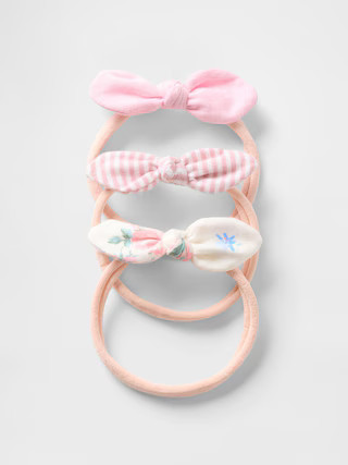 Baby Organic Cotton Bow Headbands (3-Pack) | Gap (US)