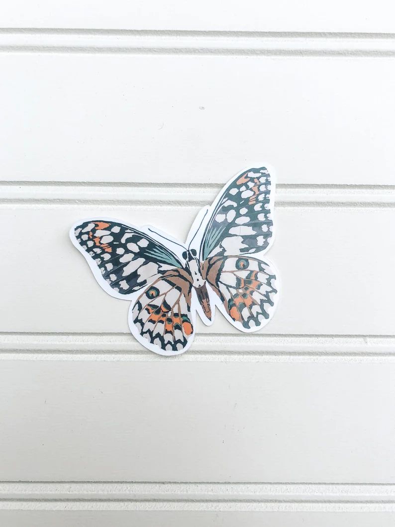 Butterfly Sticker  Monarch Sticker  Weatherproof Sticker  | Etsy | Etsy (US)