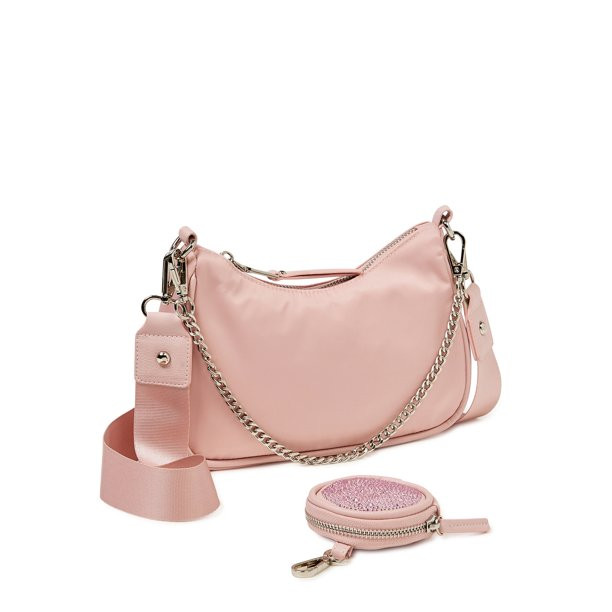 Madden NYC Women's Modular Crossbody with Pouch Blush - Walmart.com | Walmart (US)