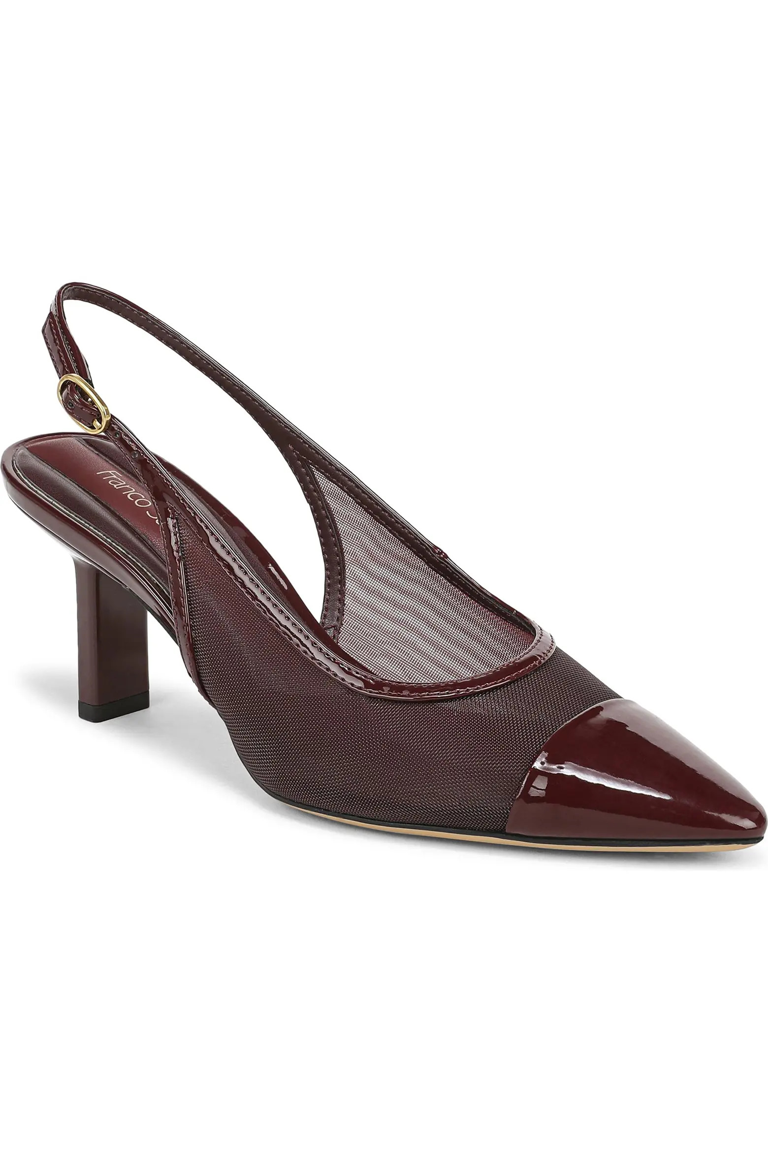 Franco Sarto Jurina Cap Toe Slingback Pump (Women) | Nordstrom | Nordstrom