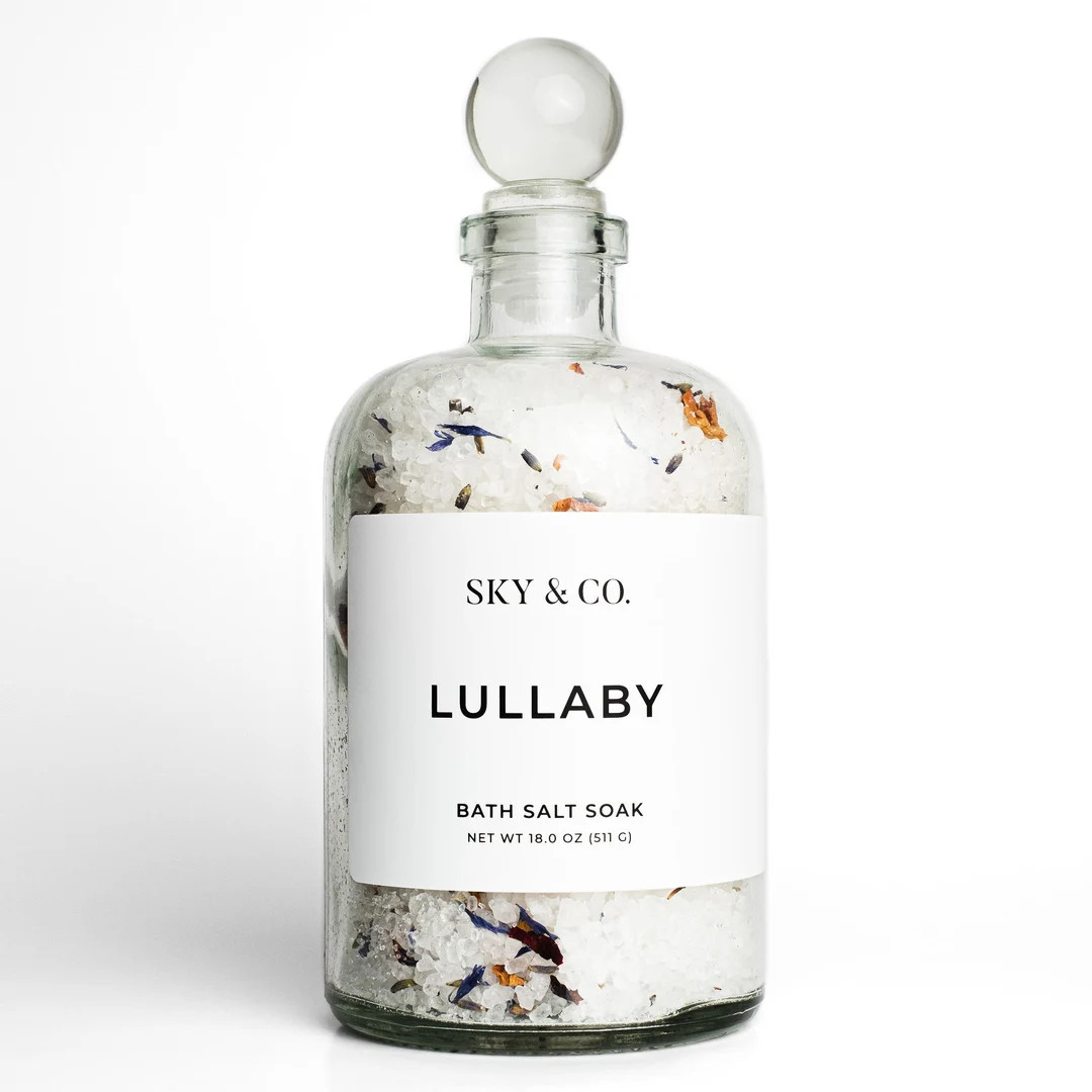 Lullaby Luxury Bath Salt Soak Botanical Bath Salts Large 18oz - Etsy | Etsy (US)
