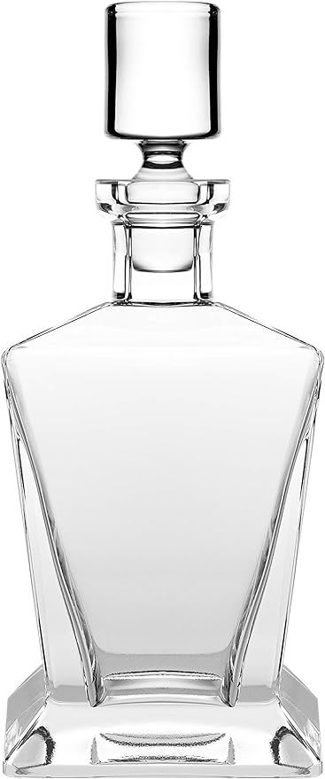 Glass - Whiskey Decanter - 25 oz. - By Barski - European Quality - Beautiful Square Decanter for ... | Amazon (US)