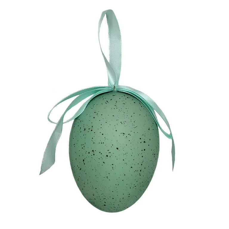 Easter Green Speckled Jumbo Egg Decor, 6 in, by Way To Celebrate | Walmart (US)