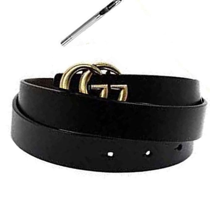 Womens Genuine Leather Thin Belts For Jeans 1.18″ Wide | Amazon (US)