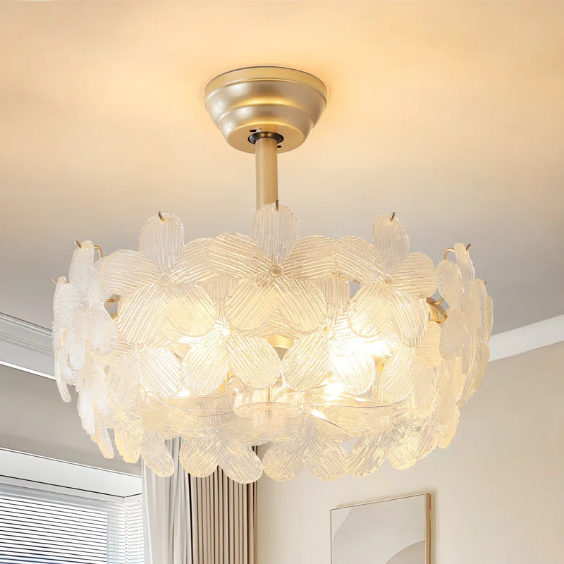 Shrewsbury 20'' Modern Ceiling Fan With Light Kit And Remote Control | Wayfair North America