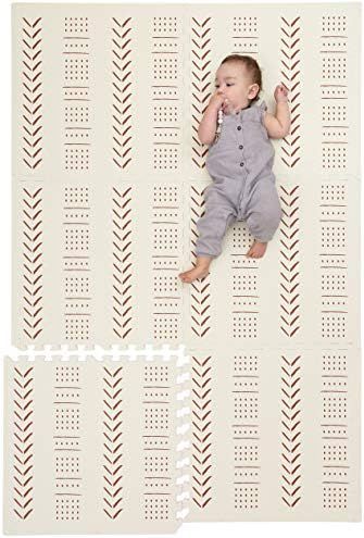 Childlike Behavior Baby Play Mat - Extra Large, Non-Toxic Foam Play Mat with Soft Interlocking Fl... | Amazon (US)