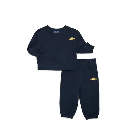 Scoop Limited Edition Unisex Baby and Toddler New York Sweatshirt and Jogger Set, 2-Piece, Sizes 6M-5T | Walmart (US)