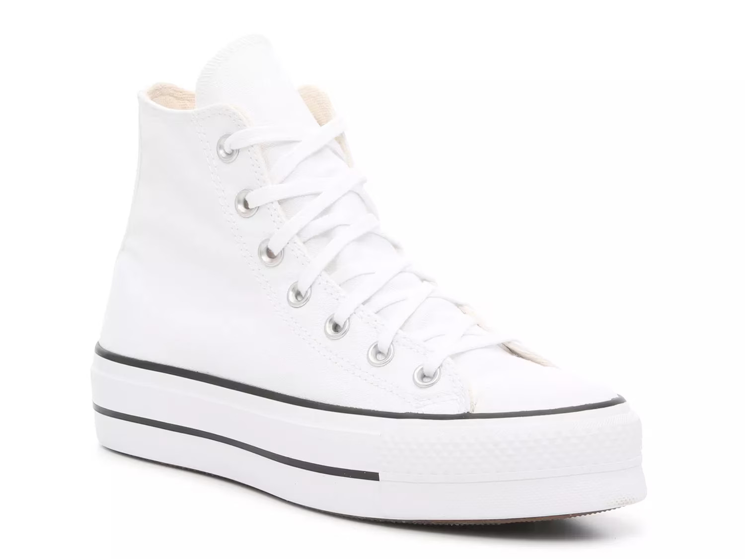 Converse Chuck Taylor HighTop Platform Sneaker | Women's | White | Size 7 | Sneakers | High Top | Pl | DSW