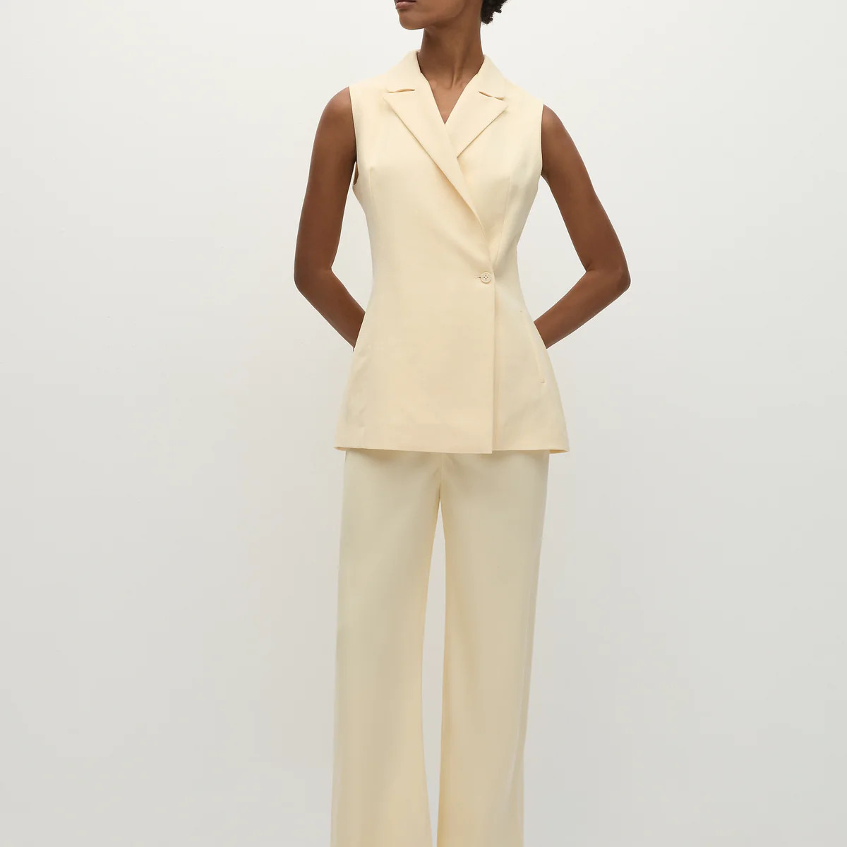 Florine Pant Butter - Final Sale | Faithfull (AU)