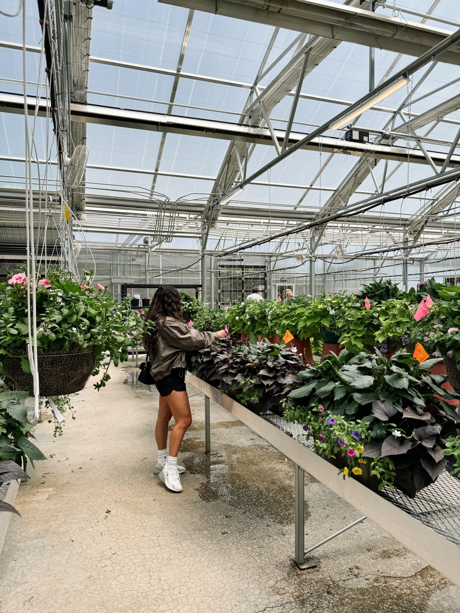 Second trip to the nursery. I am so excited for outdoor living season. These jacket is oversized and amazing. I am wearing an xxs and usually would be a small. The shorts are tts and my favorite workout shorts. 

#LTKStyleTip #LTKHome #LTKSeasonal