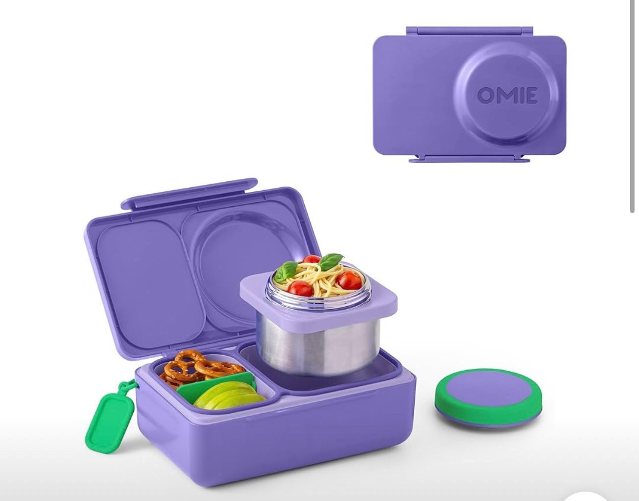Best lunch box for tweens- bigger compartments. Thermal for heating and ice pack for cooling.