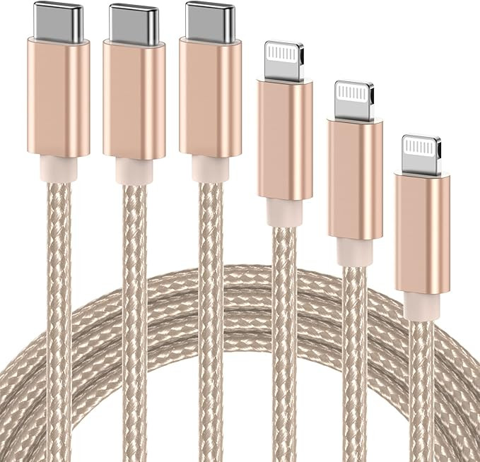 iPhone 13 Fast Charger Cable, Novtech 3Pack 3.3/6.6/10FT USB C to Lightning Cable [MFi Certified]... | Amazon (US)
