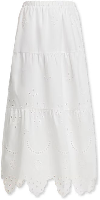 AQUA Eyelet Midi Skirt - Exclusive  | Bloomingdale's Women | Bloomingdale's (US)