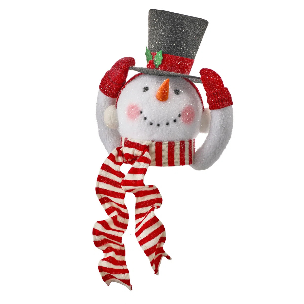 The Holiday Aisle® 14" Felt Snowman With Hat Tree Topper | Wayfair | Wayfair North America