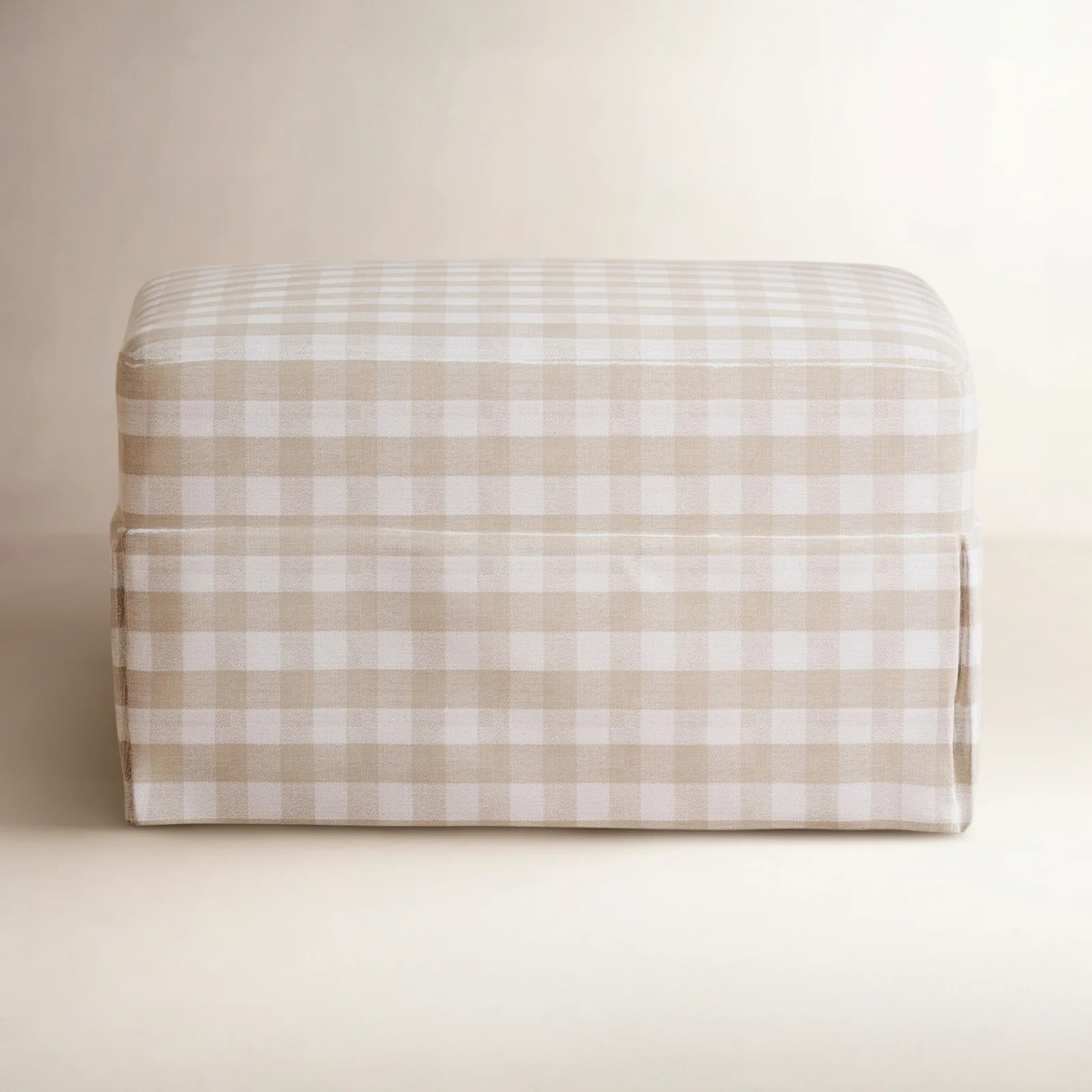 Crawford Upholstered Ottoman | Birch Lane