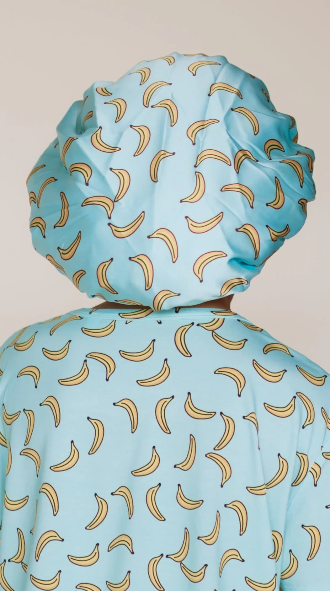 Kids Satin Bonnet in Banana | Silks Design