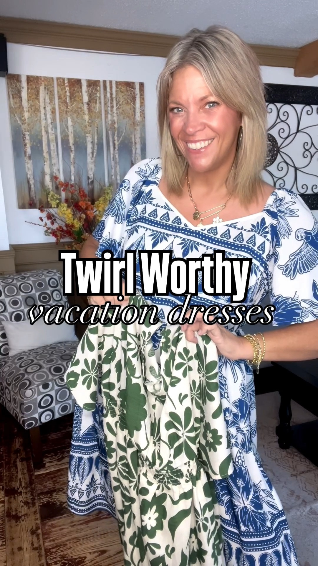 Wearing size 12 in these dresses perfect for vacation or spring . 

#LTKOver40 #LTKMidsize #LTKSeasonal