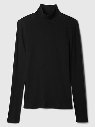 Ribbed Turtleneck T-Shirt | Gap Factory