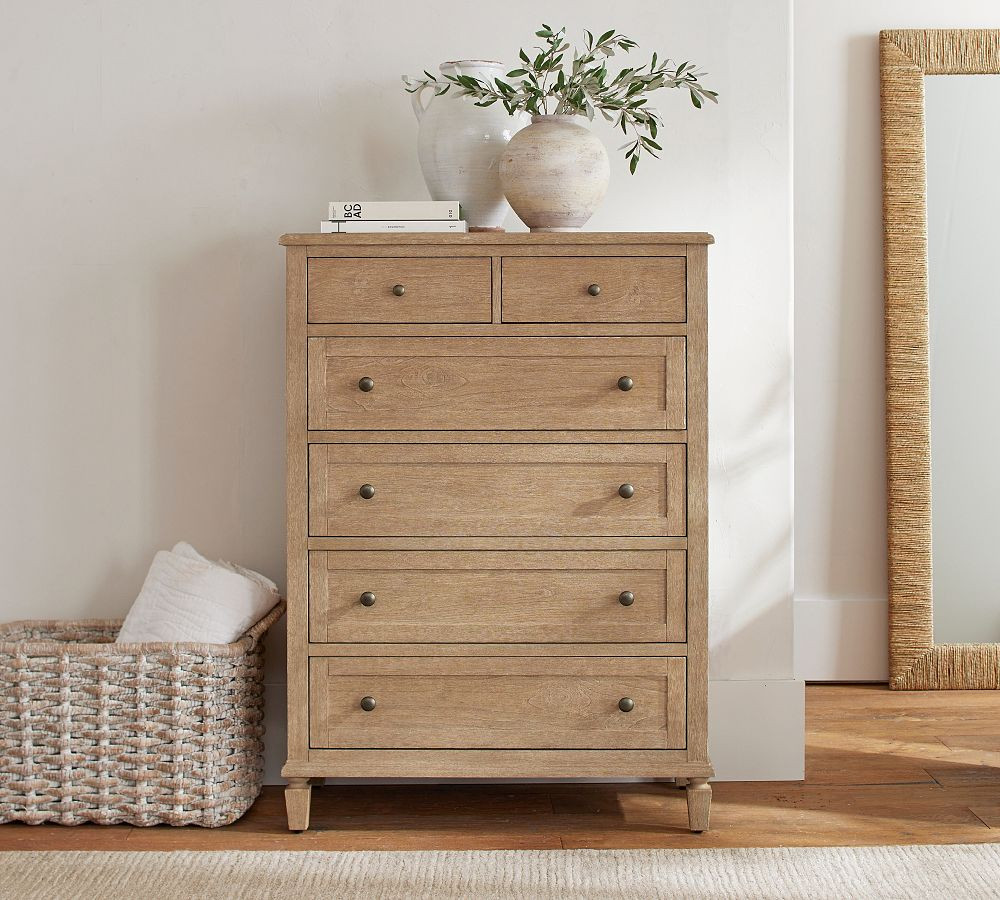 Sausalito 6-Drawer Tall Dresser | Pottery Barn (US)