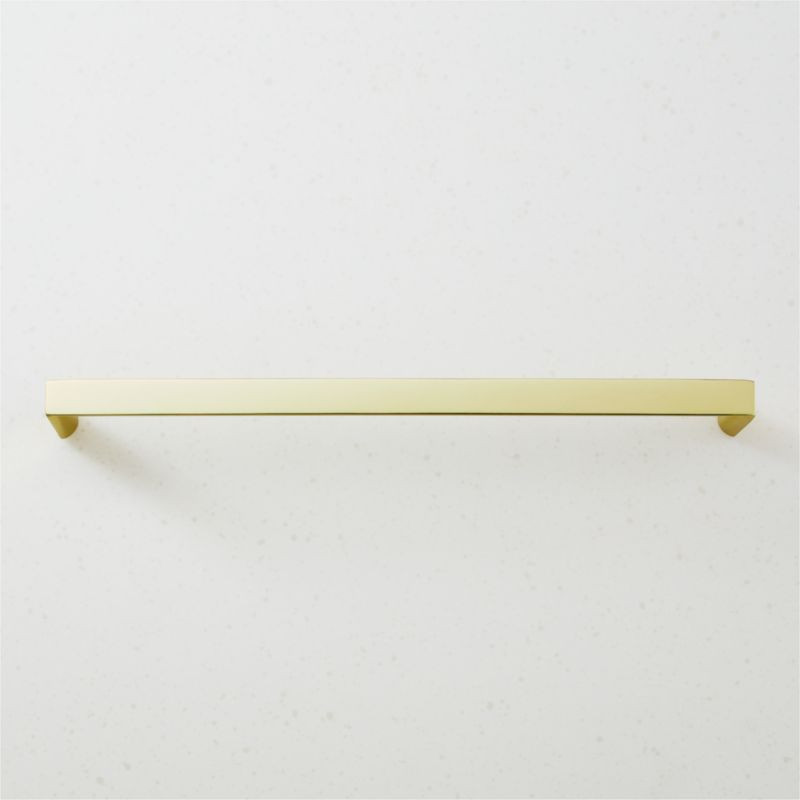 Damon Polished Brass Handle 10" + Reviews | CB2 | CB2