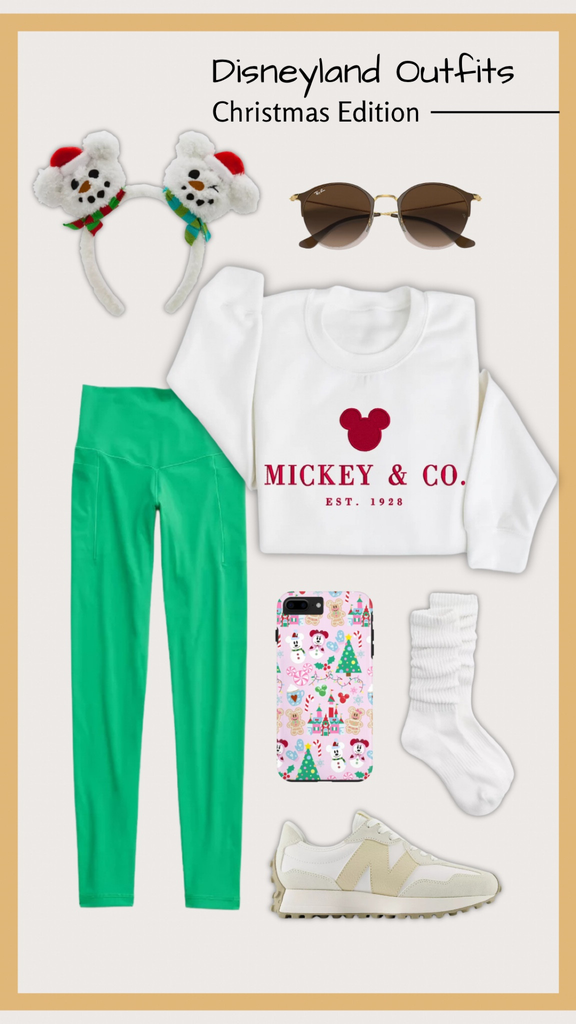 Ready to tackle Disney in style! These snowman ears add the cutest holiday touch, while my white sweater and green leggings keep things comfy and festive for all-day magic. Perfect for a cozy mom look that’s cute and park-friendly! Linking everything on LTK so you can recreate this outfit!” #DisneyOutfitInspo #ComfyCute #LTKHoliday

#LTKFamily #LTKHoliday #LTKTravel