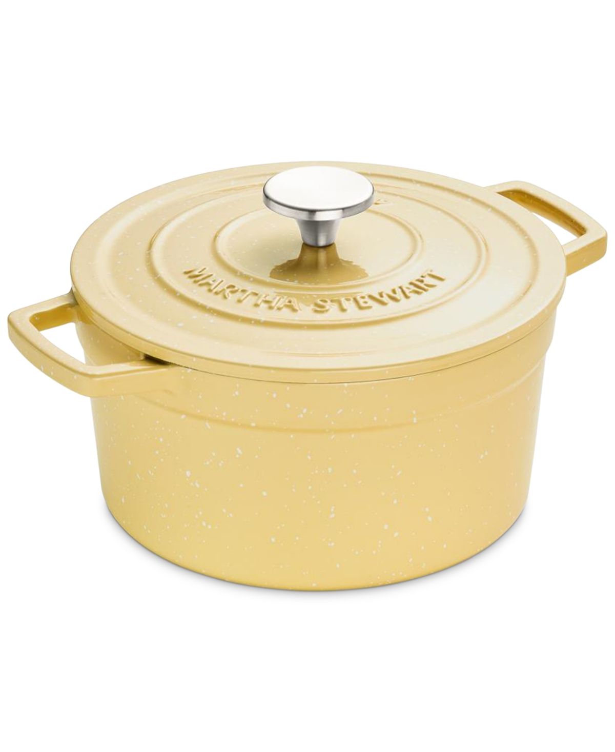 Martha Stewart Collection Enameled Cast Iron Speckled 4-Qt. Dutch Oven, Created for Macy's | Macys (US)