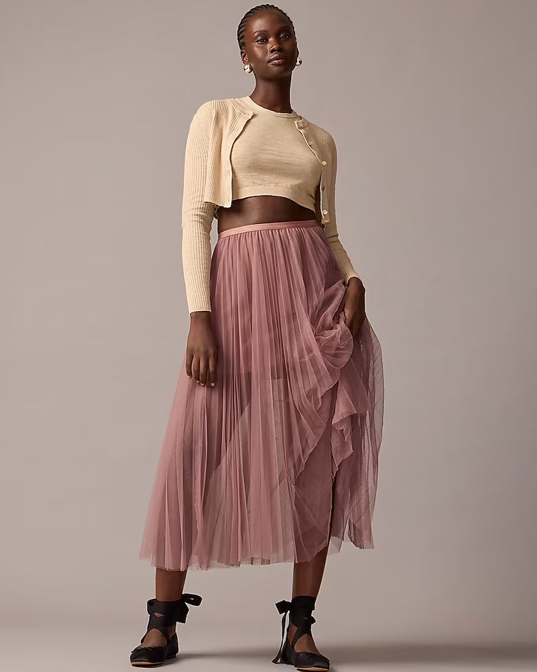 Collection layered tulle skirt | J.Crew US