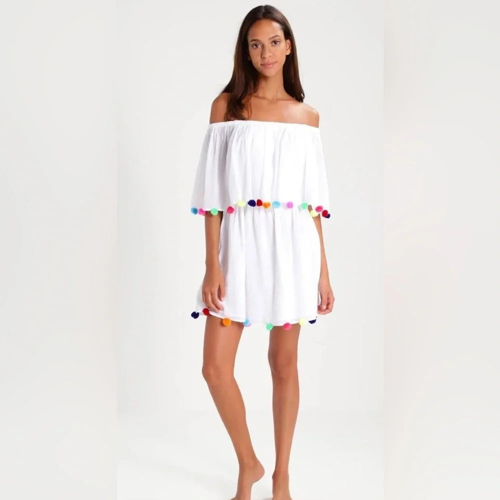 Pitusa Pompom Festival Cover-Up Dress M | Poshmark