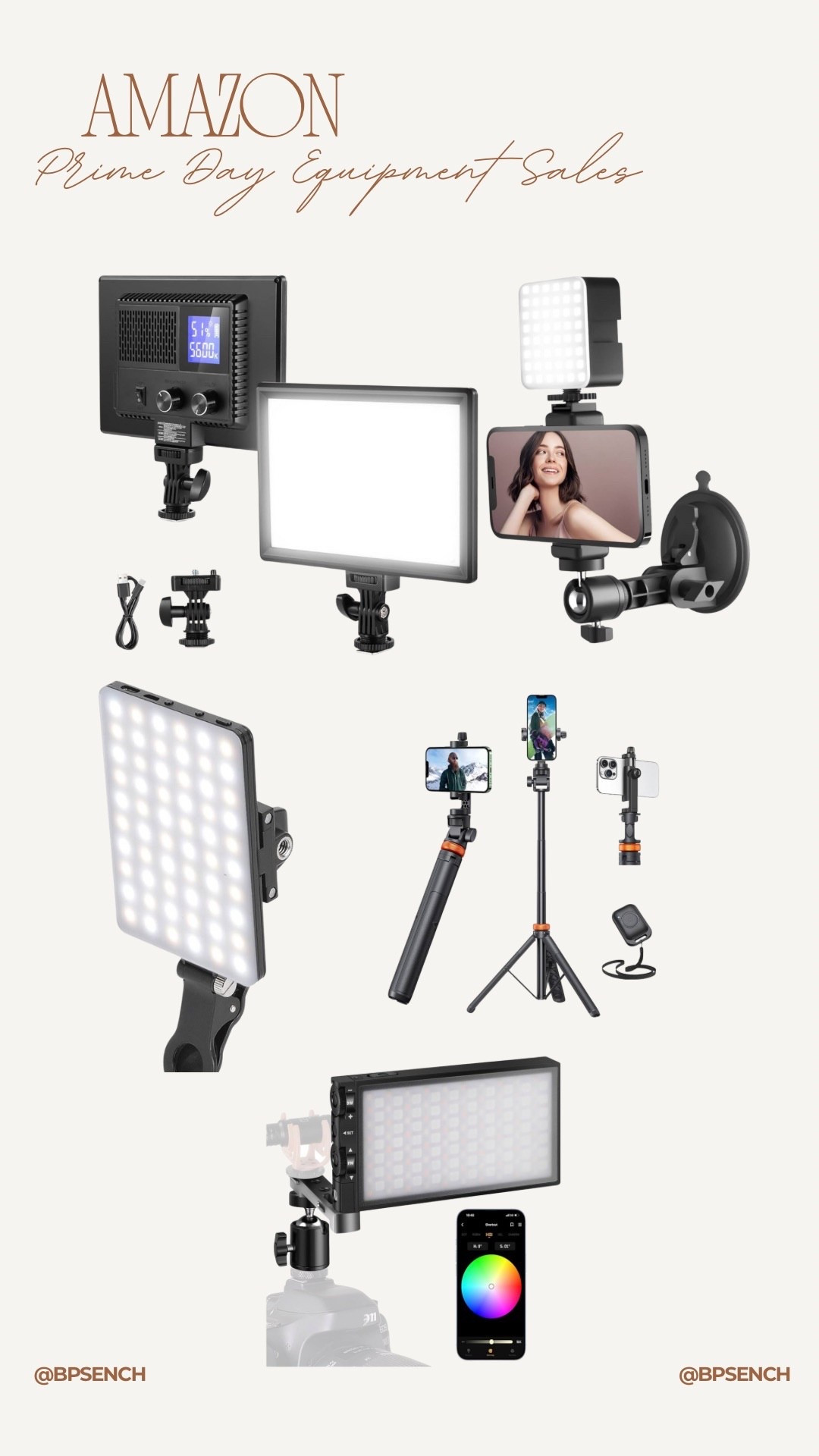 All the equipment I use to film or take selfies or just because! ✨🤏🏾