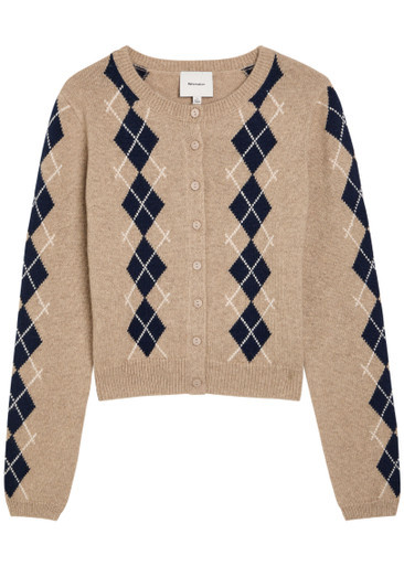 Clara argyle cashmere cardigan | Harvey Nichols