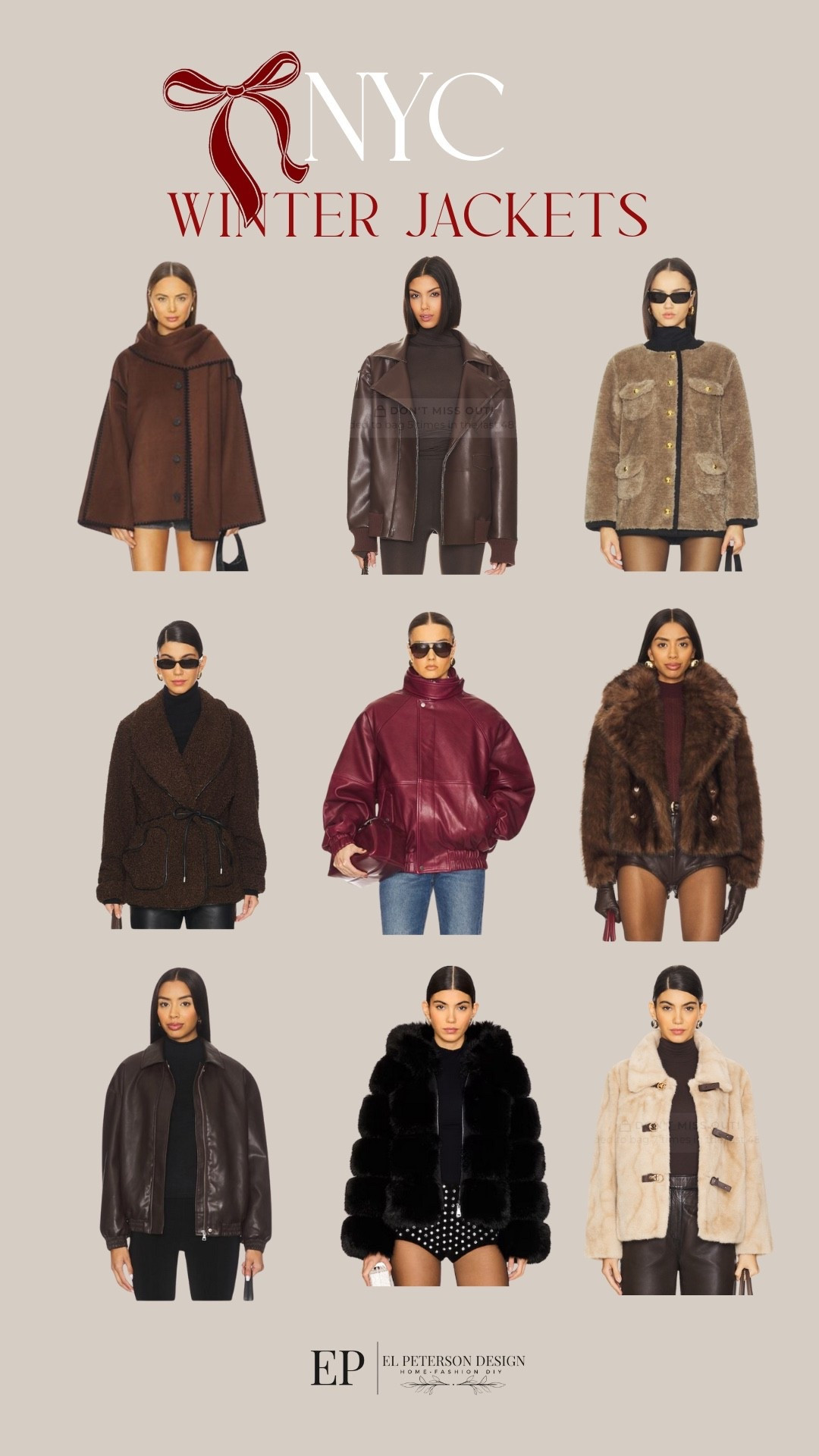 NYC 
Winter Jackets 