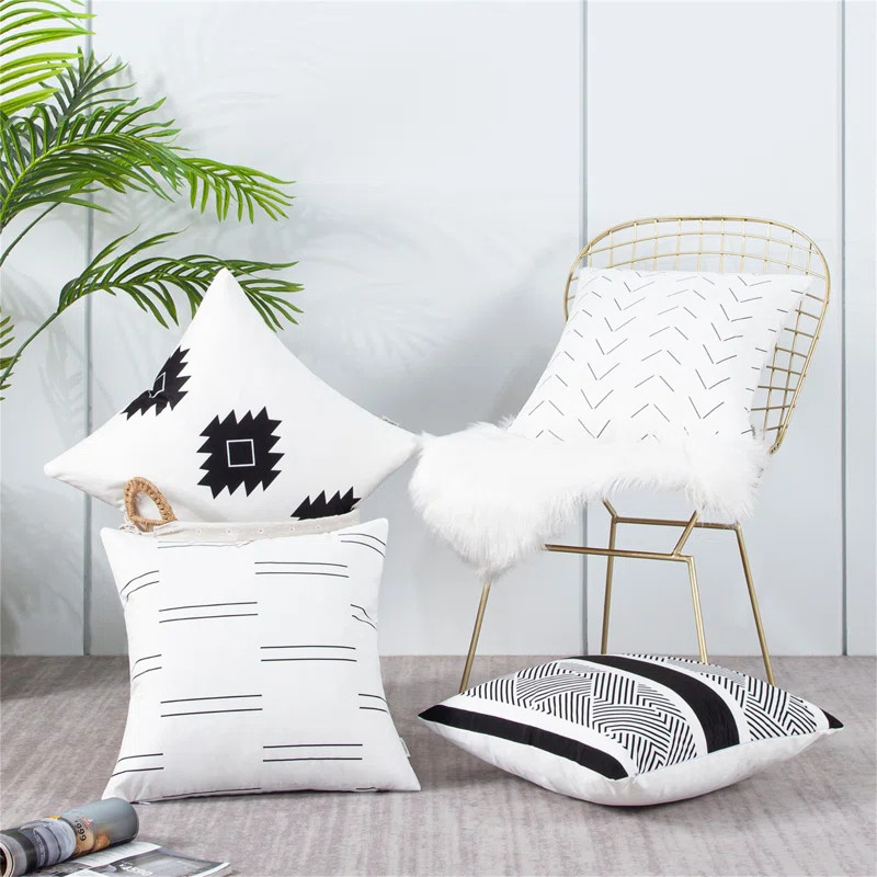 Ahana Indoor/Outdoor Pillow Cover (Set of 4) | Wayfair North America