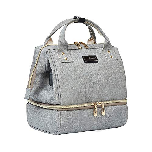 Breast Pump Bag with Cooler Pocket, Mini Pumping Bags with Pockets for Working Mom Cooler Tote Ba... | Amazon (US)