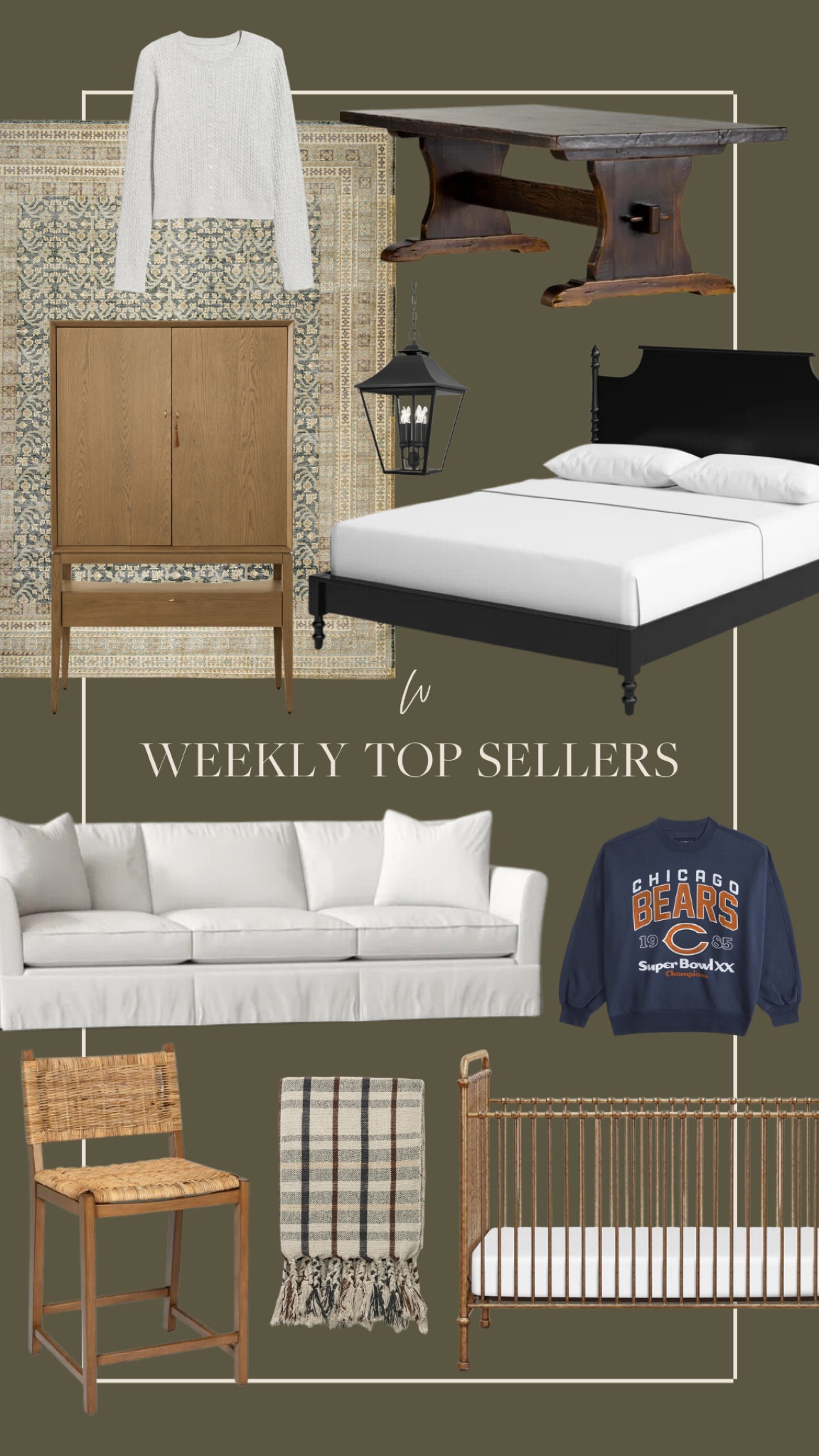 This week’s top sellers! McGee & Co. new arrivals, our primary bed frame, timeless furniture favorites, Autumn cozy clothing, and more! 

#LTKHome #LTKStyleTip
